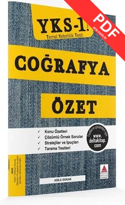 YKS 1.Oturum Coğrafya Özet TYT kitap kapağı