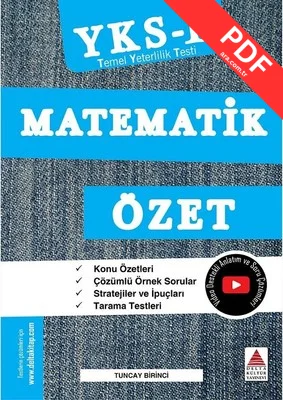 YKS 1.Oturum Matematik Özet kitap kapağı