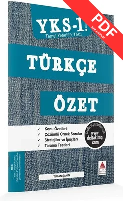YKS 1.Oturum Türkçe Özet TYT kitap kapağı