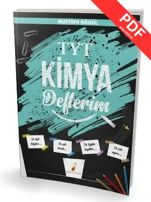 YKS - TYT Kimya Defterim kitap kapağı