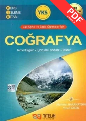 YKS Coğrafya Ders İşleme Kitabı kitap kapağı