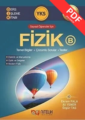 YKS Fizik B Ders İşleme Kitabı Sayısal Öğrenciler için kitap kapağı