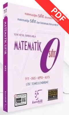 YKS Sıfır Matematik Soru Bankası kitap kapağı