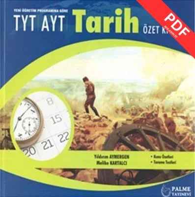 YKS TYT - AYT Tarih Özet Kitabı kitap kapağı