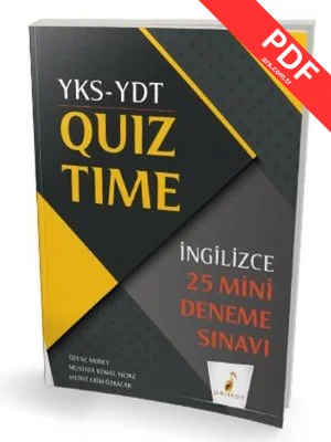 YKS YDT İngilizce Quiz Time 25 Mini Deneme kitap kapağı
