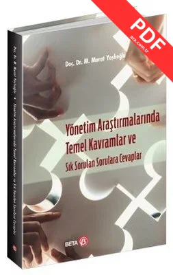 Yönetim Araştırmalarında Temel Kavramlar ve Sık Sorulan Sorulara Cevaplar kitap kapağı