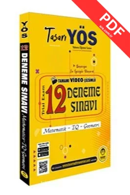 YÖS 12 Video Çözümlü Deneme kitap kapağı