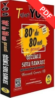 YÖS Matematik Geometri 80 De 80 Net Garanti Soru Bankası kitap kapağı