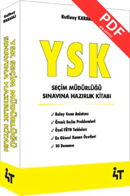 YSK Seçim Müdürlüğü Sınavına Hazırlık Kitabı kitap kapağı