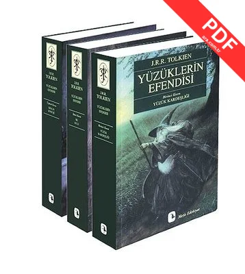 Yüzüklerin Efendisi Seti - 3 Kitap Takım - Hediyeli kitap kapağı