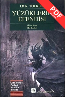 Yüzüklerin Efendisi - II - İki Kule kitap kapağı